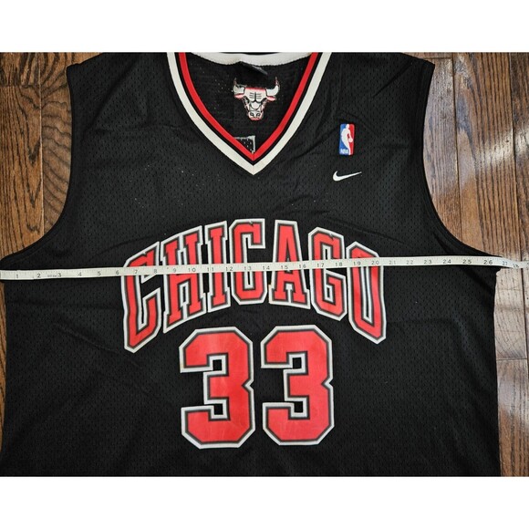 Vintage Nike Chicago Bulls Scottie Pippen Jersey Size 2XL +2 Length Worn HTF - Picture 10 of 16
